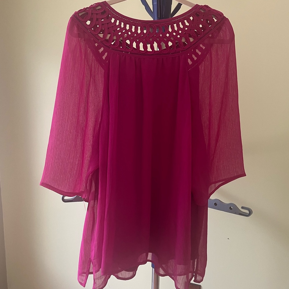 Catherines Fuchsia Blouse - image 2